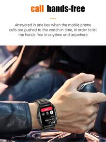 Reloj inteligente KT71 Resistente al agua 3m Deportes al aire libre Reloj de llamadas en tres tiempo al agua - Negro - Ver 4