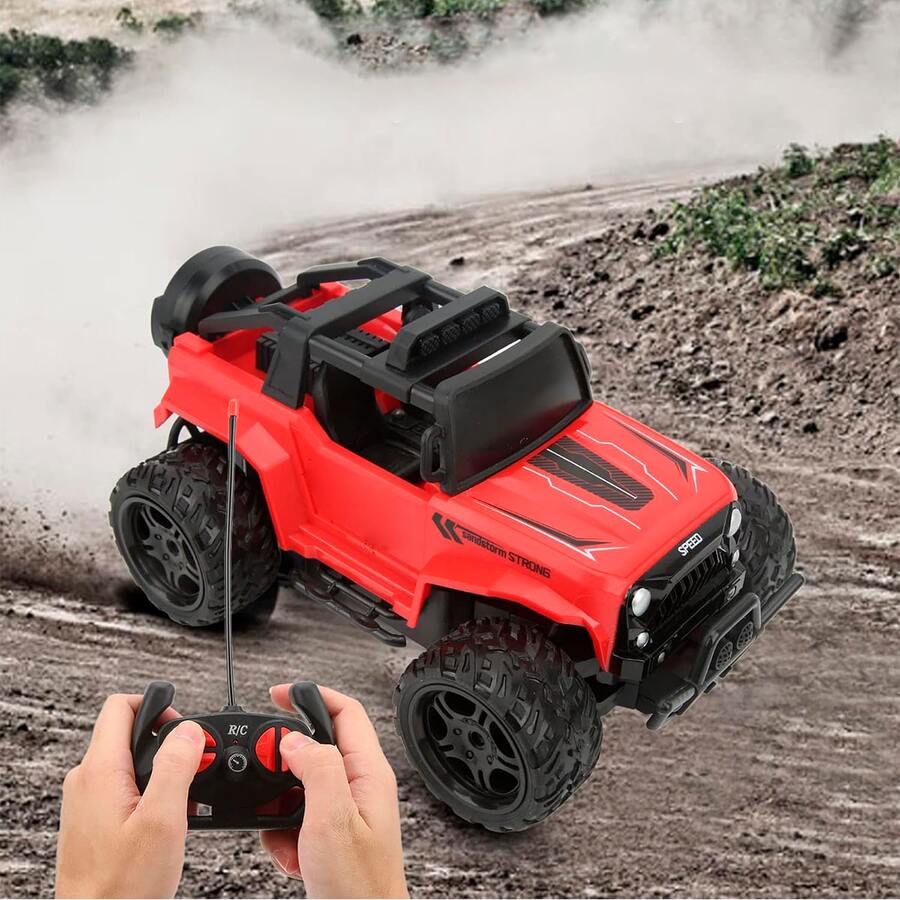 4x4 Off Road Remote Control Car - 紅色 - 查看 1