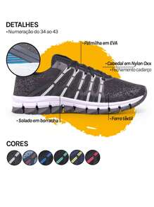 Men Sneakers - Màu xanh hải quân - Xem 3