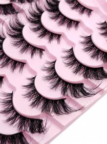 Rikuaild 全新 14 对猫眼睫毛漫画睫毛眼尾加长仿貂毛睫毛蓬松柔软睫毛条状睫毛、睫毛、假睫毛 - 眼尾拉長款 - 查看 4