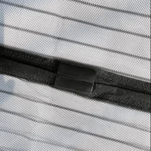 Cortina de puerta magnética reforzada sin herramientas, mosquitera antiinsectos, cortina de partición de mosca, malla de cierre automático - Blanco - Ver 3
