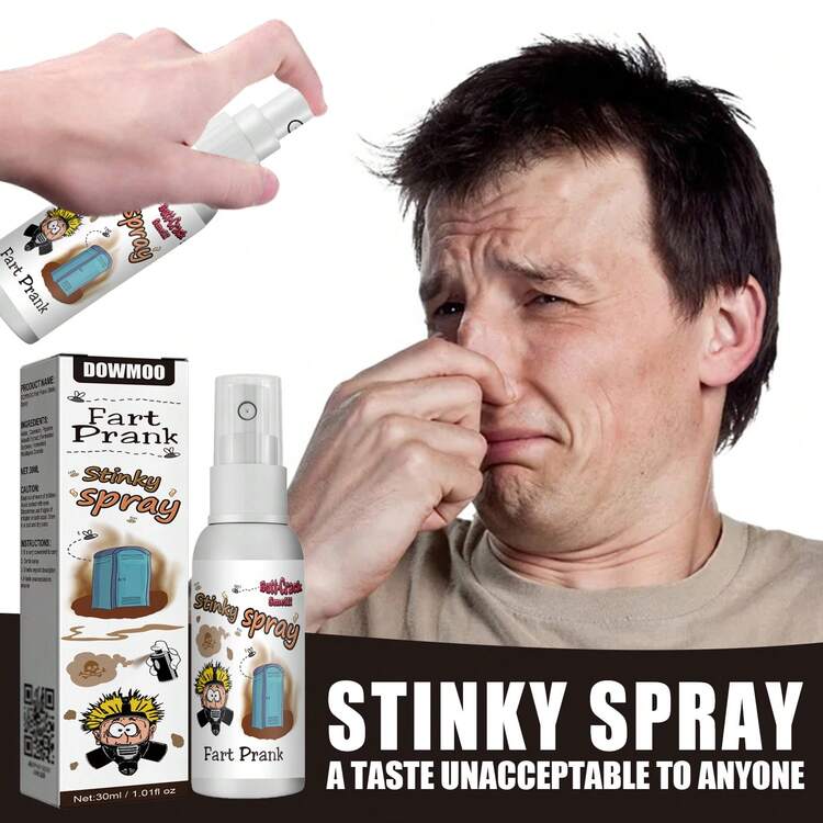 Spray , Praktisk Skämt Leksak , Koncentrerad Flytande Spray För , Underhållning , Och Med Odör - Vitt - Visa 1