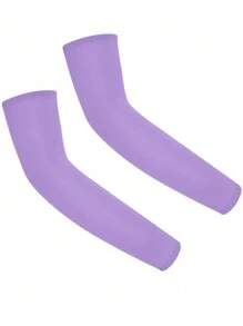 Small Size Children Ice Sleeves, Protective UV Arm Sun Cover Sleeves For Boys Girls, Thin Breathable Sport Arm Sleeves For Summer - Multicolor - View 5