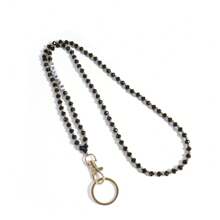 1 Piece Crystal Beads Work Id Lanyard Be Kind Letter Mobile Phone Chain Women's Cute Teacher Lanyard Key Chain Necklace Id Badge Glasses Mask Chain - Multicolor - View 10
