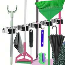 Herramientas de limpieza, Bolsa, Organizador, Almacenamiento, Cocina - Plateado - Ver 1