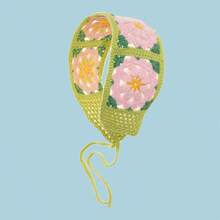 1 Băng đô thêu hoa anh đào Bohemian Crochet Băng đô cài tóc Boho Băng đô quấn khăn Turban Băng đô thấm mồ hôi - băng đô - Xem 19