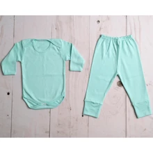 Baby Girls Bodysuits - Green - View 2