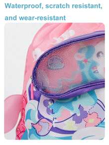 Cartoon Swim Bag - Quality Design, Versatile Fitness Backpack, Travel-Friendly Toiletry Organizer, Spacious Dual-Shoulder Storage Bag-Ideal For Swimming Storage - Multicolor - View 5