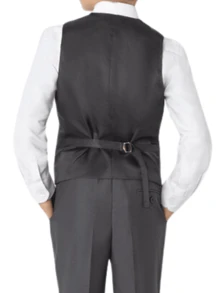 Men's Slim Social Vest With Regulator - Màu xám đen - Xem 3