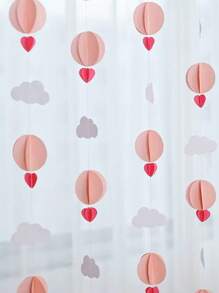 goodfell 1 pezzo/3 pezzi Palloncino d'aria piccolo e decorazioni appese a forma di nuvola 3D, perfette per feste e decorazioni di stanze, decorazioni per la casa, decorazioni per stanze, decorazioni per pareti - Multicolore - Visualizzare 3