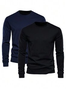 Men T-Shirts - Navy Blue - View 1
