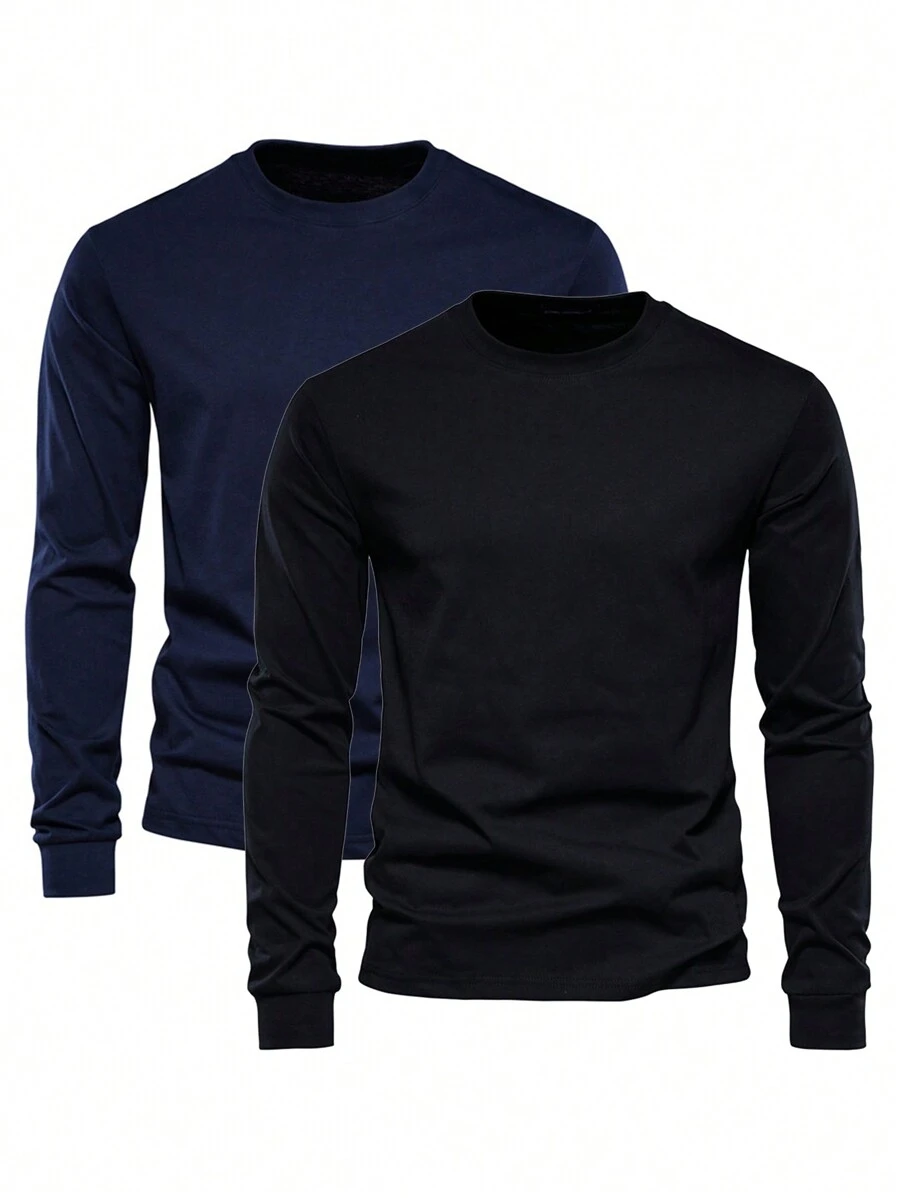 Men T-Shirts - Navy Blue - View 1