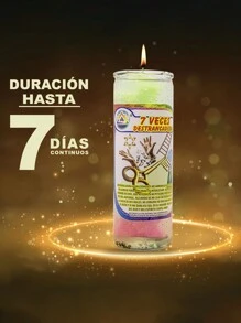 Veladora Gel 7 Veces Destrancadera - Protección y Abre Caminos - Multicolor - Ver 5