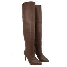 Women Over-The-Knee Boots - 鏽棕色 - 查看 9