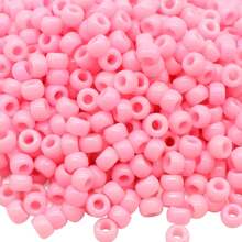 100-200 cái Ngựa con Hạt Vòng tay 9MM Cầu vồng Nhiều màu Nhựa Thùng Ngựa con Hạt Đối với Làm đồ trang sức , Tóc Hạt Đối với Bím tóc Dành cho Cô gái , Móc chìa khóa , Vòng Cổ Làm - hạt ngựa - Xem 16