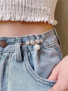 6pcs Simple Clothing Clips For Women To Fix Clothes And Prevent Slipping, Waist Cincher - Multicolor - View 3