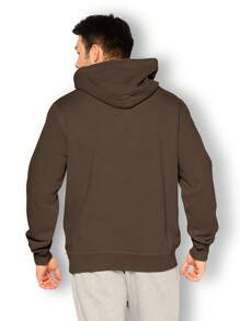 Men Sweatshirts - 鏽棕色 - 查看 2