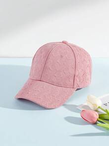 跨境春夏季透氣小方格運動棒球帽，新款男女通用，戶外運動休閒平頂帽 - 多色 - 查看 8