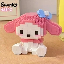 1 Set Of  Melody Miniature Building Blocks, Miniature Assembled Building Block Set And Decorations. Gift Room Decoration - Multicolor - View 13