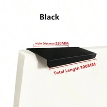 Mango De Sellado De Borde De Aleación De Aluminio En Oro/plata/negro, Adecuado Para Gabinetes, Armarios, Cajones Con Mango Oculto - Multicolor - Ver 13