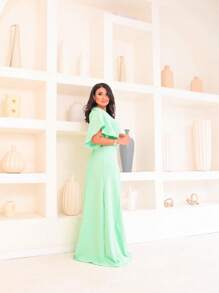 Women Dresses - Màu xanh Bạc hà - Xem 3