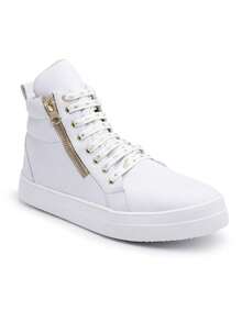 Women Wedge Sneakers - 白色的 - 查看 1