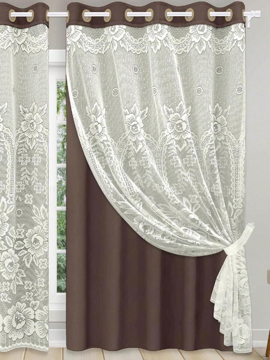 Curtains - 鏽棕色 - 查看 1