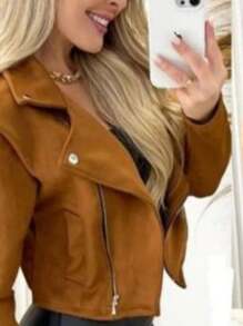Casaco Suede Jaqueta Camurça  Juliete Tendêcias da Moda Inverno 20204