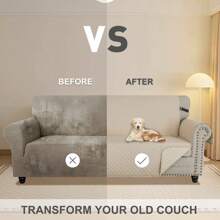 YSTYLE Sofa Cover 1/2/3/4 Seater - Waterproof Sofa Cover With Armrests, Sofa Protector Non-Slip, Sofa Cover, Couch Cover, Sofa Protection, Sofa Cover Protector For Pets Cat Dogs