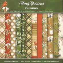 Papel para Scrapbooking de 6 pulgadas Papel para manualidades del papel Papel de fondo del álbum DIY de una cara - Conjunto de 12 tarjetas - Gris Claro - Ver 8