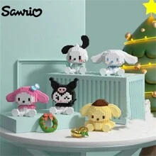 1 Set Of  Melody Miniature Building Blocks, Miniature Assembled Building Block Set And Decorations. Gift Room Decoration - Multicolor - View 4
