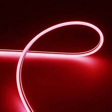 1pc Neon Rope Light 5V USB 9.8ft/3m LED Strip With Red Waterproof Flexible LED Neon Light Strip, Wedding Red LED Light Strip, Wedding Scene Decoration Neon Rope Light, Neon Light Strip With 5V LED Strip, Bedroom Red Light, Party Shaped Neon Strip, Suitable For TV Back-Lighting, Bedroom, Cabinet, Kitchen, DIY Lighting, Outdoor Garden Lighting For Pathway, Yard, Patio - Red - View 4