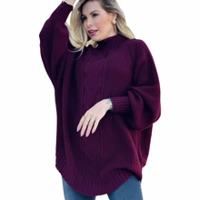 Women Sweaters - MARSALA - Xem 3