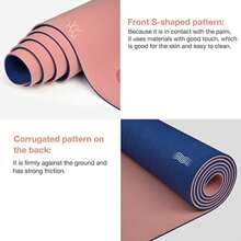 3 Unids/set Estera De Yoga De Tpe Engrosada Y Ensanchada, Estera De Fitness Antideslizante Y Con Reducción De Ruido Y Estera De Cuerda Para Saltar