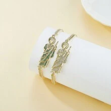 Joyería católica Pulsera ajustable Tadeo de circonia - Pulsera - Ver 7