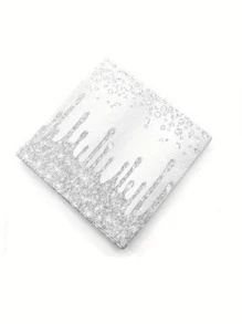 10入組鑲有水晶的沙漠風格生日餐具套裝，可同時供10位客人使用 - 非常適合家庭聚會、單身派對、舞會、野餐、節日、生日派對、婚禮餐具，帶給您高貴、奢華的視覺盛宴。