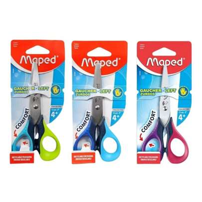 Tesoura Escolar Para Canhoto 13cm Confort
