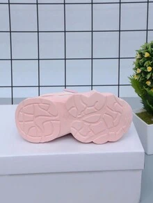 兒童鞋2024春秋新款透氣休閒運動鞋,男女學生防滑跑步鞋 - 粉色 - 查看 6