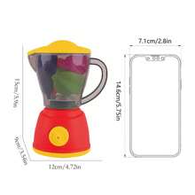 5 Pcs Kitchen Toys Children Pretend Play Juicer Blender Mixer Toy Set Birthday Party Juice Machine Gift - Red - View 4