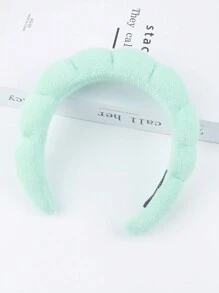 1/2个编织云朵海绵发箍，天鹅绒高冠发箍，女士适用，适合洗脸、化妆、护肤 - 蓬松海绵发箍，适合女孩卸妆、沐浴、秋季、头发、发饰、美发工具、美发用品、美妆配件、礼物、旅行、女士礼物、美发用品、圣诞袜填充物、女士圣诞袜填充物、成人圣诞袜填充物、成人圣诞袜填充物、美发用品、成人发饰、发饰、女士礼物创意、美妆圣诞袜填充物、女士夏季海滩度假必备配饰 - 彩色 - 查看 8