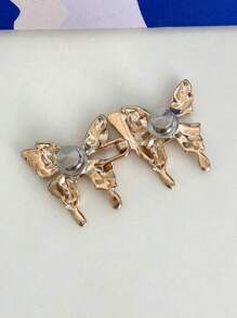 1 bộ Bộ mở rộng nút eo cho nữ, dành cho quần jean bó, váy denim & quần short, có thiết kế hình con bướm & khóa cài khi trở lại trường - Vàng - Xem 7