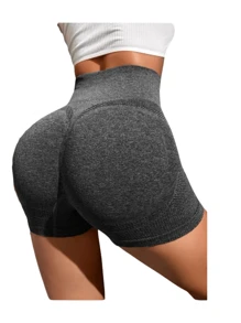 Women Sports Shorts - Grey - View 1