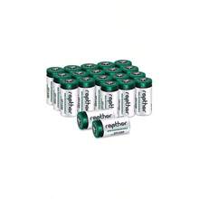 Rapthor CR123A 3 V Lithium-Batterie, 1650 mAh, hohe Lithium-Batterien, 3 V, 123 A, mit integriertem PTC für Taschenlampen, Spielzeug, Alarmsystem, Mikrofone, 20 Stück - 3V - Übersicht 1