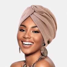 2pcs Women's Twist Knot Turban Headbands, Pleated Head Wraps, Suitable For Spring, Autumn And Winter - Multicolor - View 11