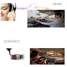 Car Windshield Long Smartphone Holder With 360° Rotation And Bendable Suction Cup Arm - Black - View 3