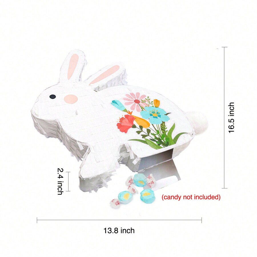Easter Bunny Pinata Flower Rabbit Pinata For Easter Decoration Birthday ...