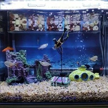 1入復古城堡水族箱裝飾 - 彩色 - 查看 7