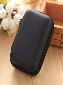 1 pièce Sac de rangement portable pour câble de données, écouteur, pièce de monnaie, clé, chargeur, produits numériques, petit sac de voyage pour sac de rangement, sac à maquillage, sac cosmétique, organisateur de vacances, grand organisateur de maquillage, étui à maquillage, pour rouge à lèvres, pinceau, soins de la peau, téléphone portable, pièce de monnaie, petits articles, pour la maison, cadeau, vacances et festival, Halloween Noël, usage multifonctionnel, ambiance bohème