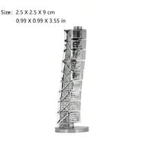 Quebra-cabeça Metálico 3D, Modelo de Montagem DIY, Quebra-cabeça de Fivela de Aço Inoxidável, Modelo de Arquitetura, Sem Necessidade de Cola, Presente de Aniversário, Decoração, Marco