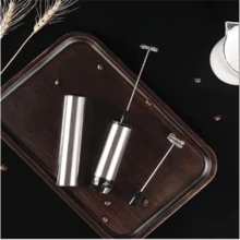 Handheld Electric Mini Whisk, Full Automatic Wireless Eggbeater & Milk Frother Mixer - Black - View 2